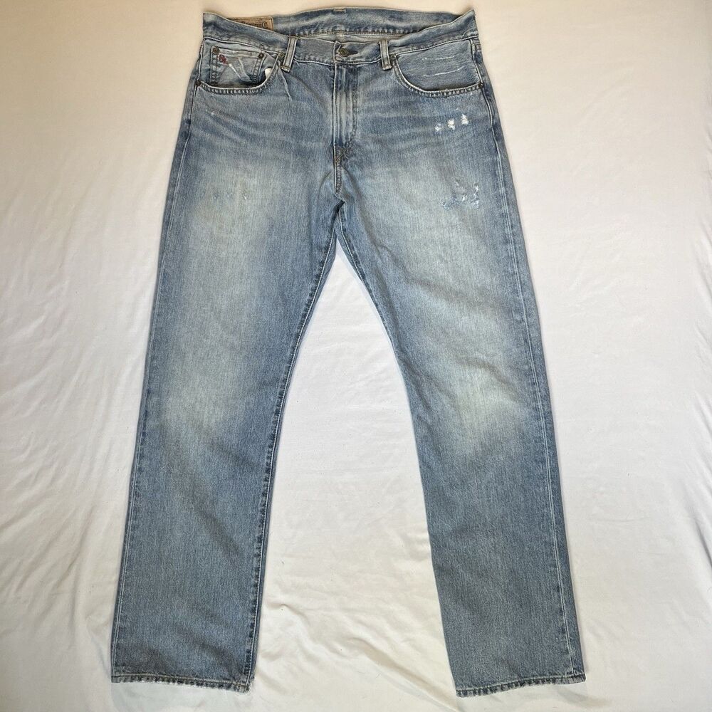 Polo Ralph Lauren Jeans Selvedge Straight Classic 867 Men's 36x32 Redline VTG
